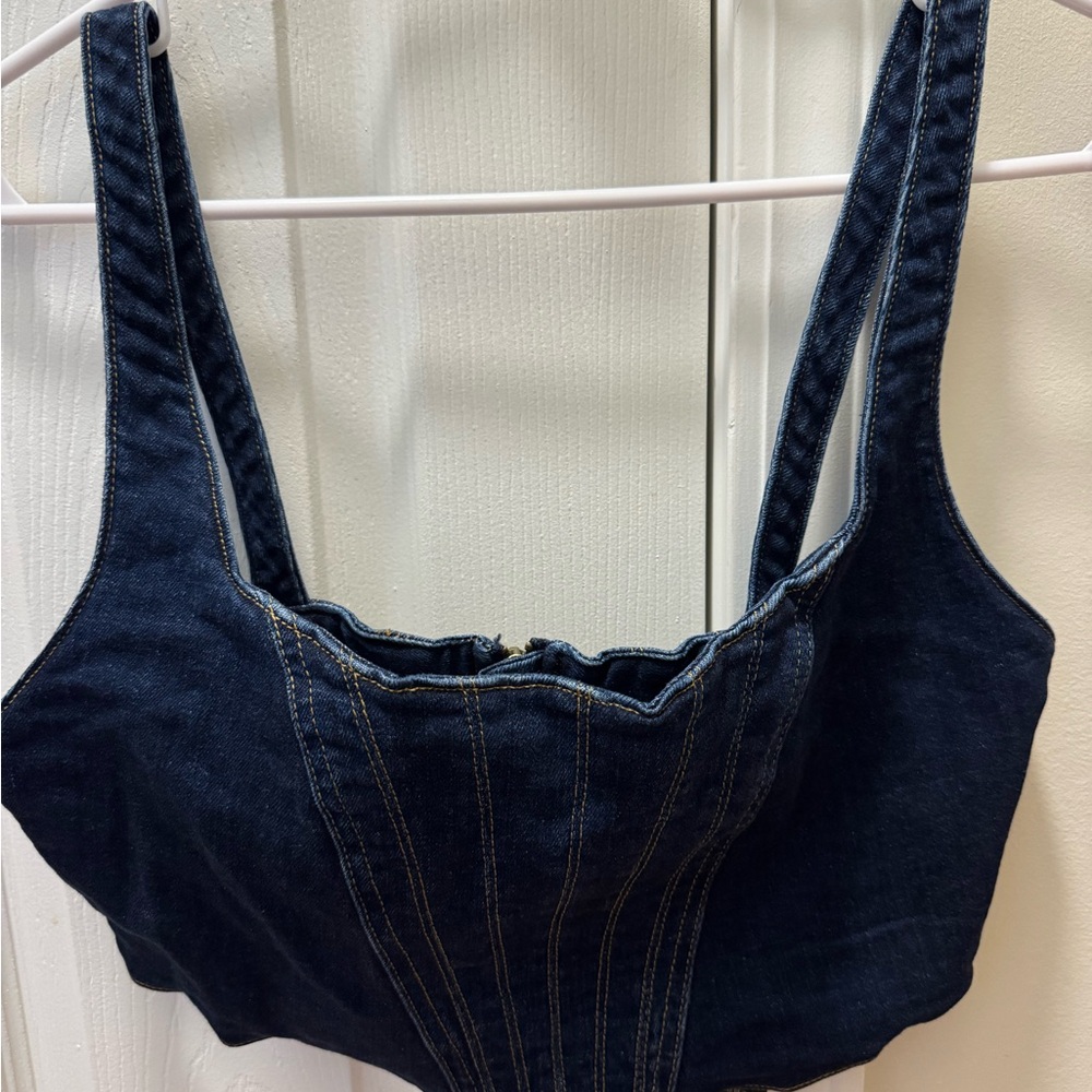 Banana Republic Black Bustier Tank Top